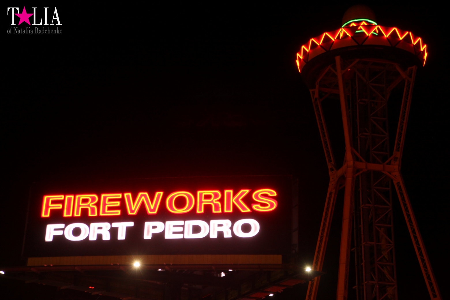 ''South of the Border". The middle of the way from New York to Miami by car