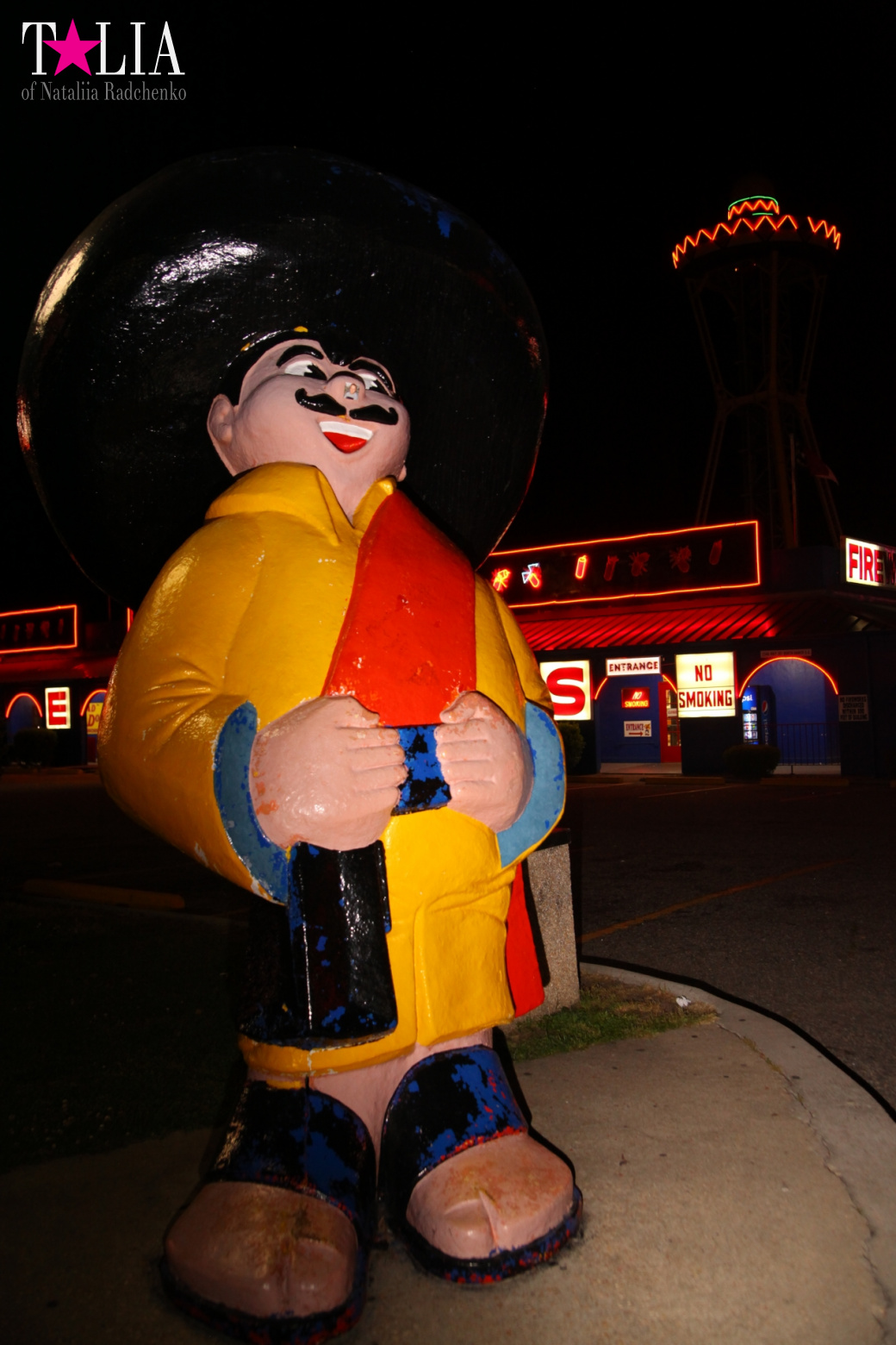 ''South of the Border". The middle of the way from New York to Miami by car