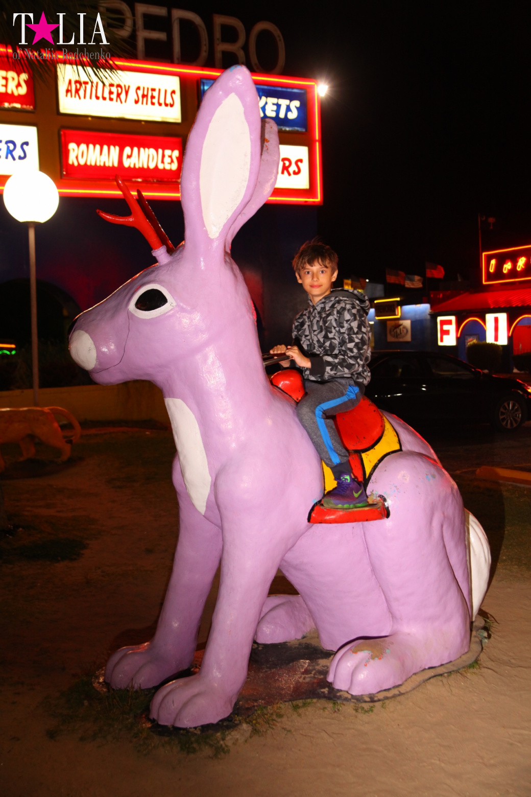 ''South of the Border". The middle of the way from New York to Miami by car