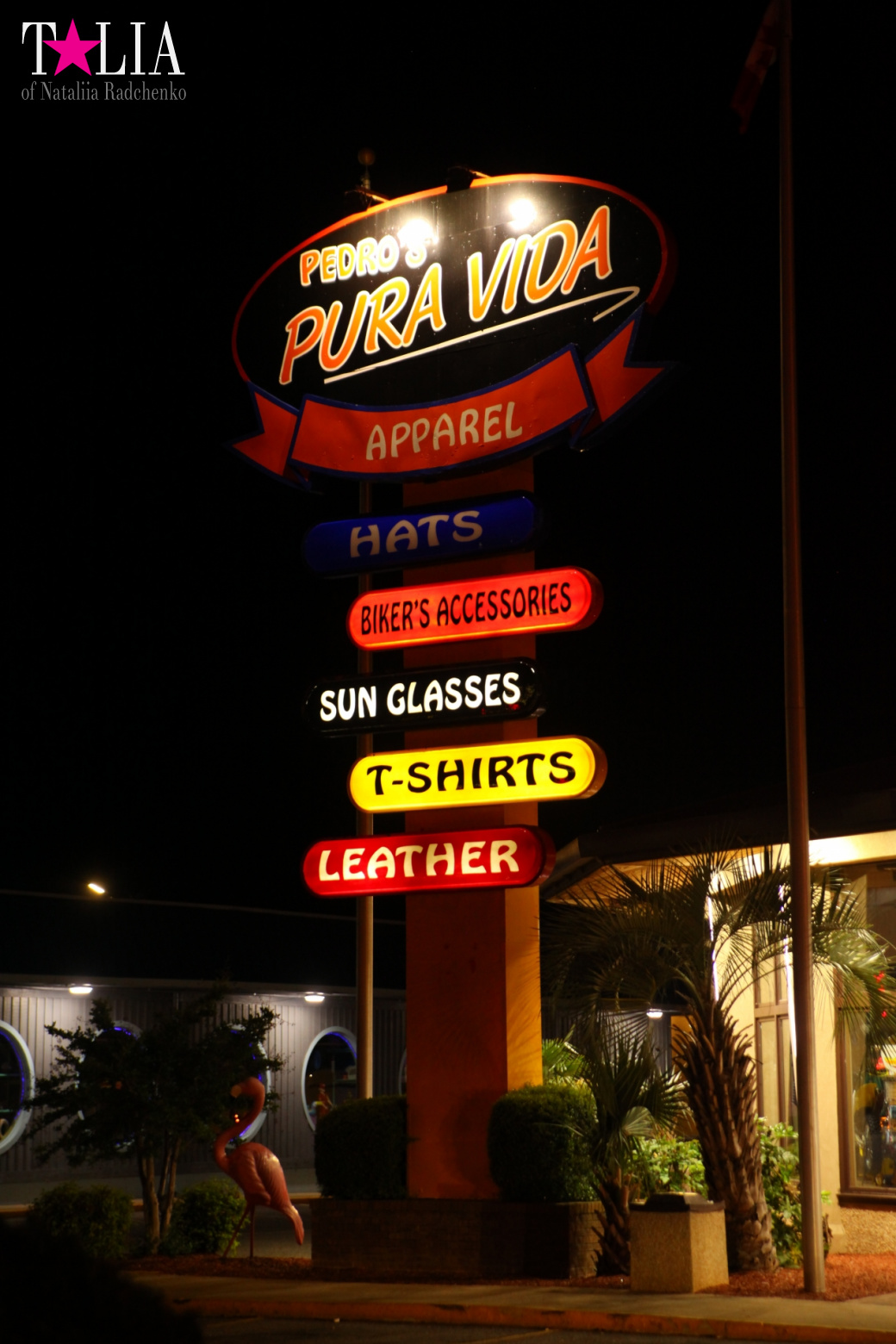 ''South of the Border". The middle of the way from New York to Miami by car