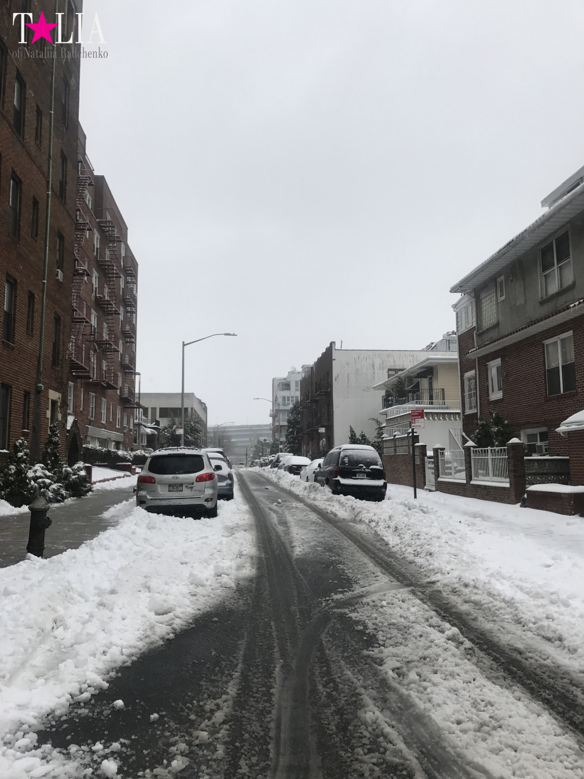 Snow Storm "Stella" on March 14, 2017 in New York