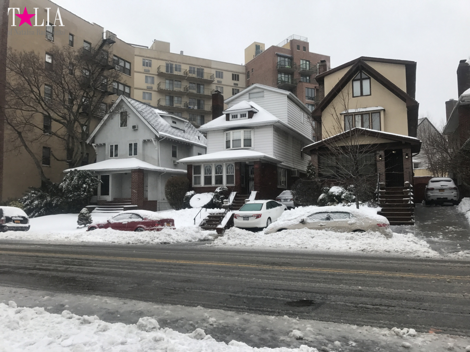 Snow Storm "Stella" on March 14, 2017 in New York