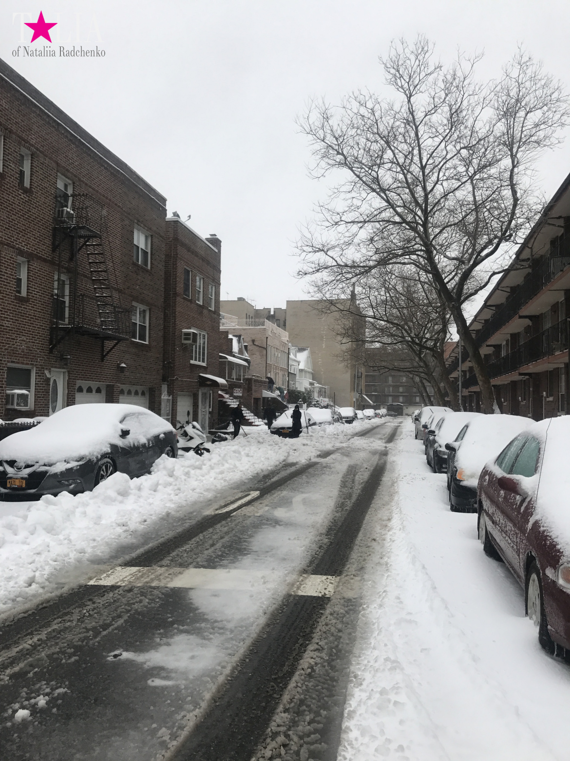 Snow Storm "Stella" on March 14, 2017 in New York
