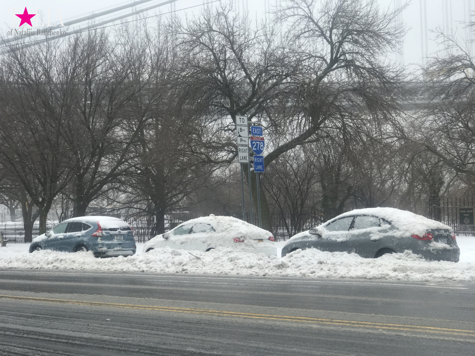 Snow Storm "Stella" on March 14, 2017 in New York