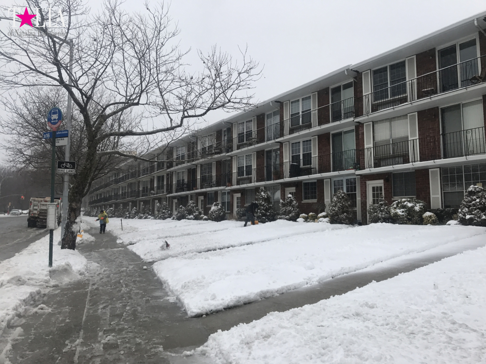 Снежный шторм "Стелла" 14 марта 2017 в Нью-Йорке