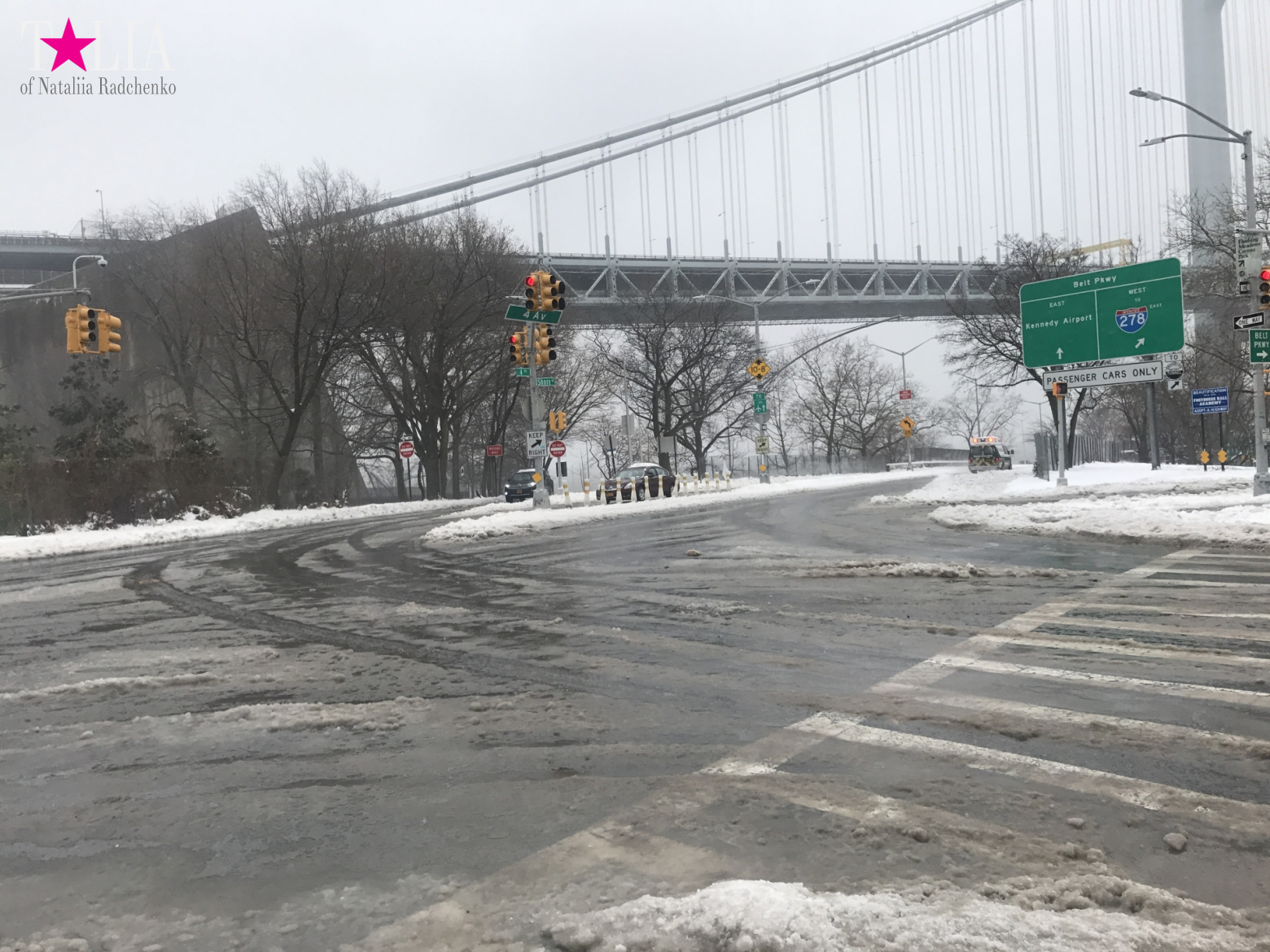 Snow Storm "Stella" on March 14, 2017 in New York