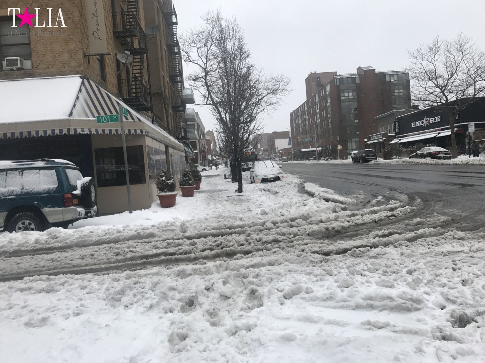 Снежный шторм "Стелла" 14 марта 2017 в Нью-Йорке