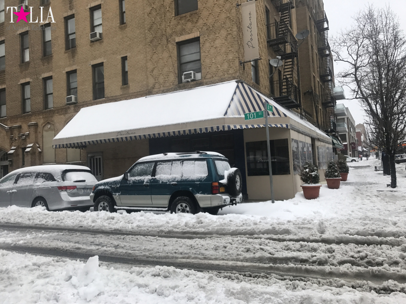 Snow Storm "Stella" on March 14, 2017 in New York