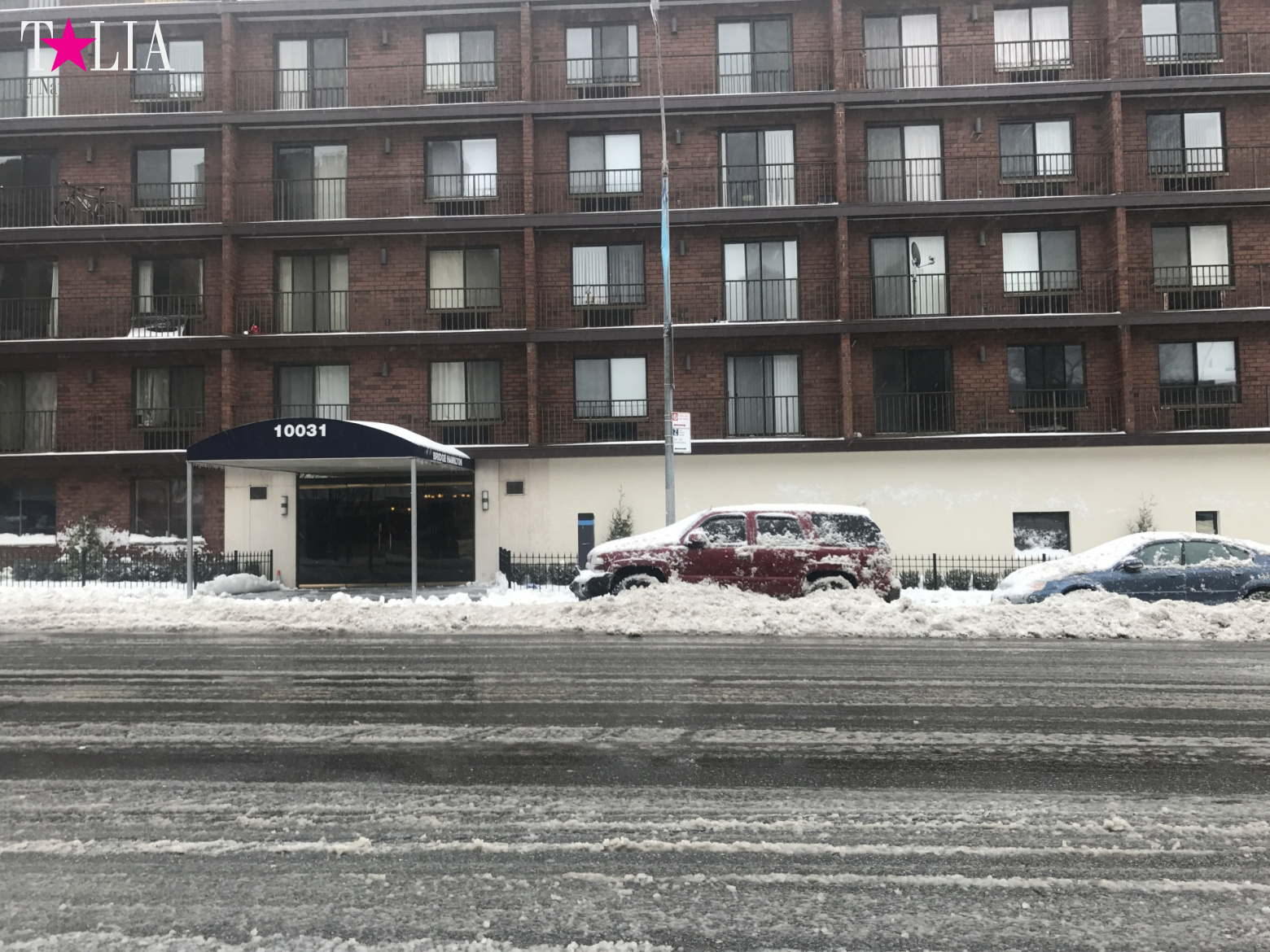 Snow Storm "Stella" on March 14, 2017 in New York