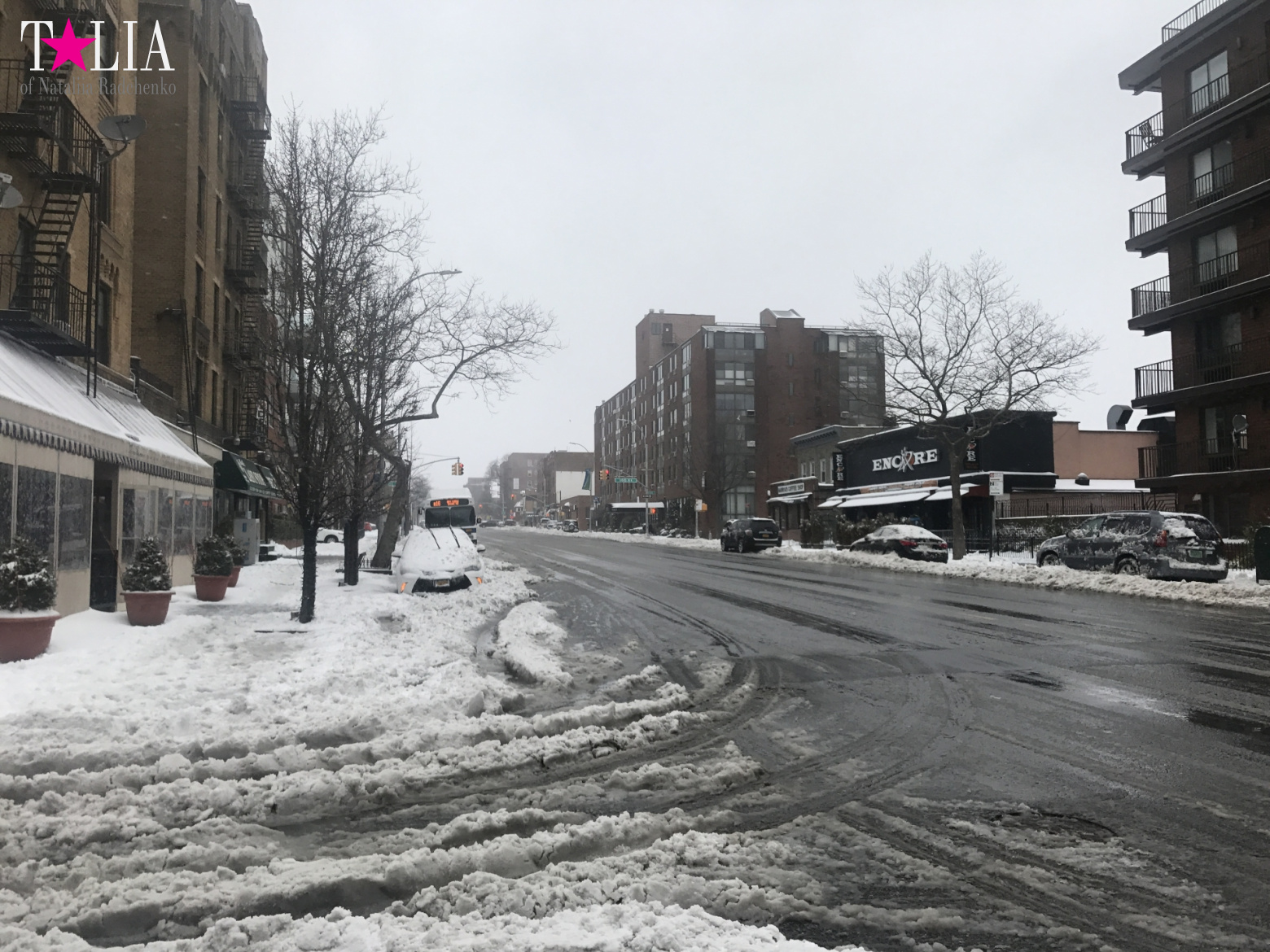 Снежный шторм "Стелла" 14 марта 2017 в Нью-Йорке