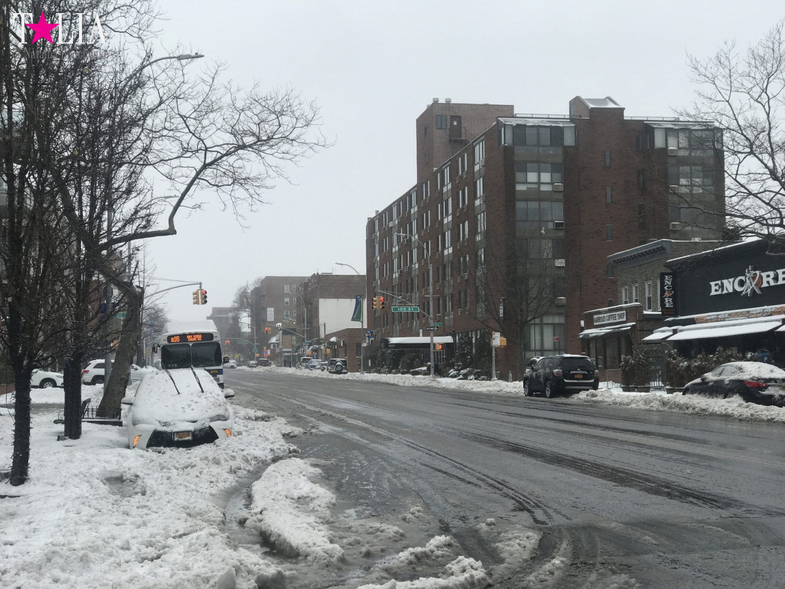 Snow Storm "Stella" on March 14, 2017 in New York