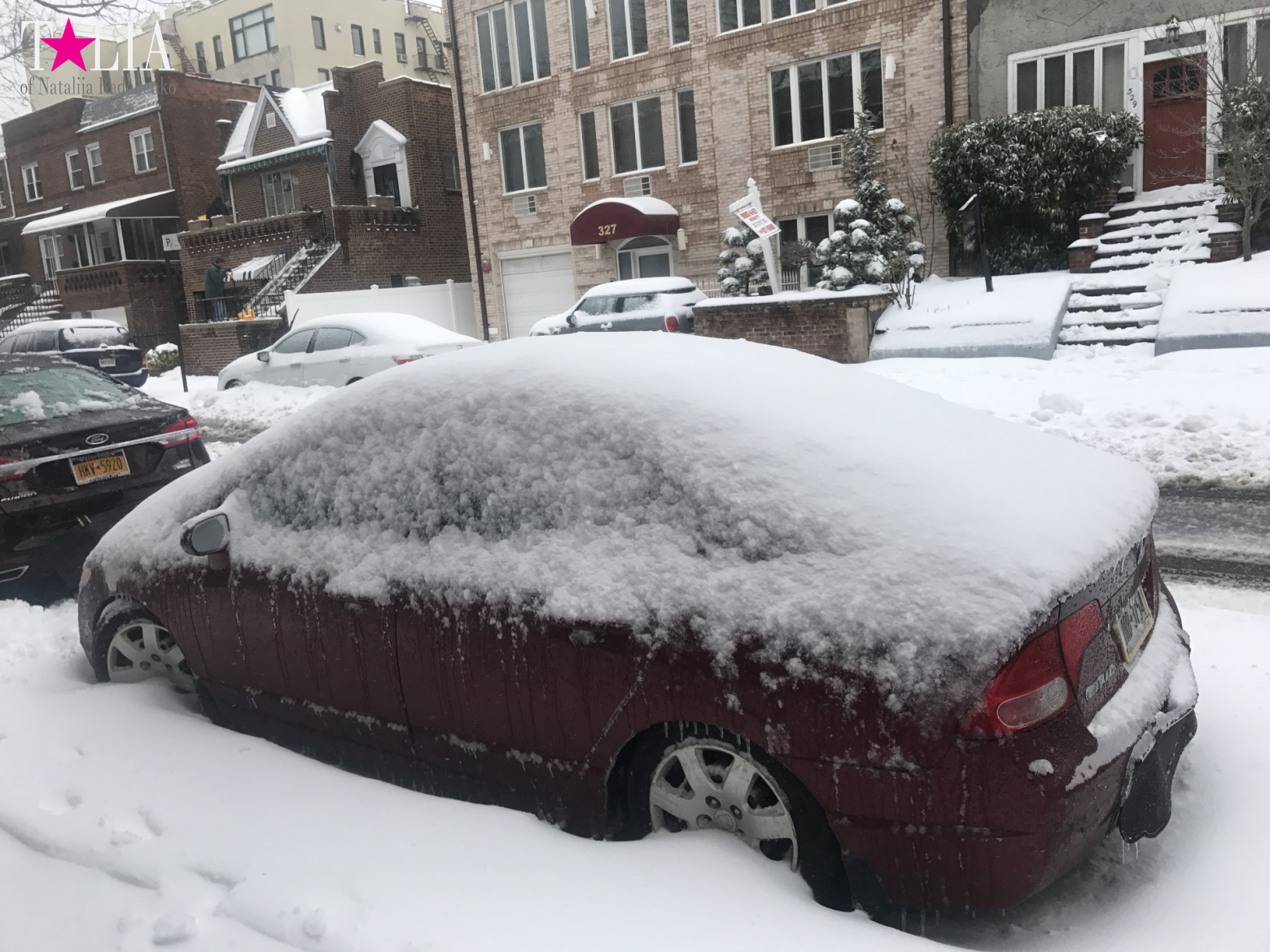 Snow Storm "Stella" on March 14, 2017 in New York
