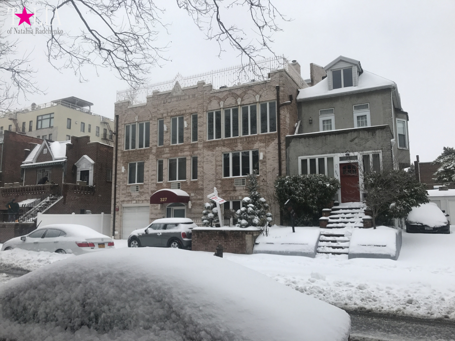 Snow Storm "Stella" on March 14, 2017 in New York