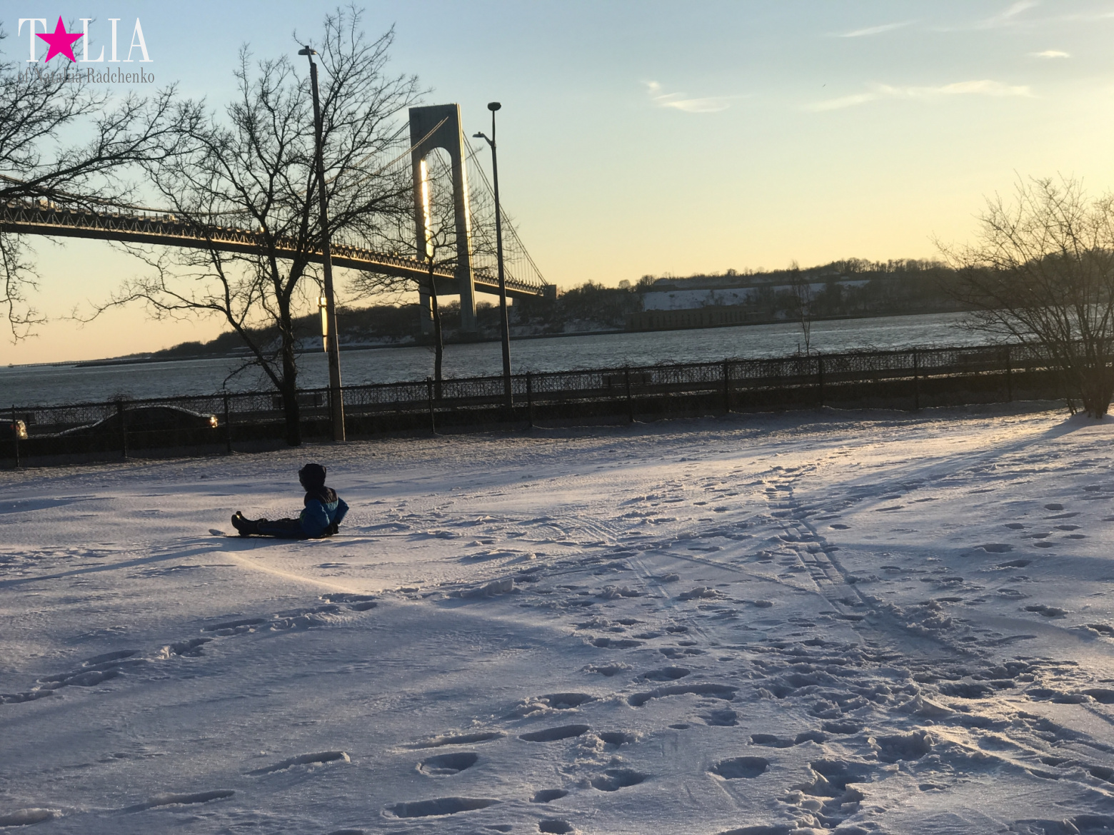 Snow in New York is a great rarity and great joy