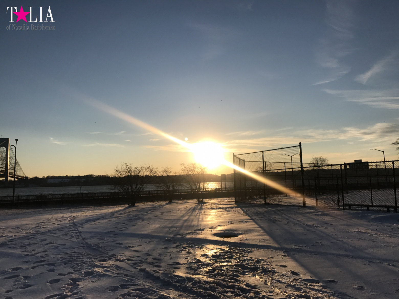 Snow in New York is a great rarity and great joy