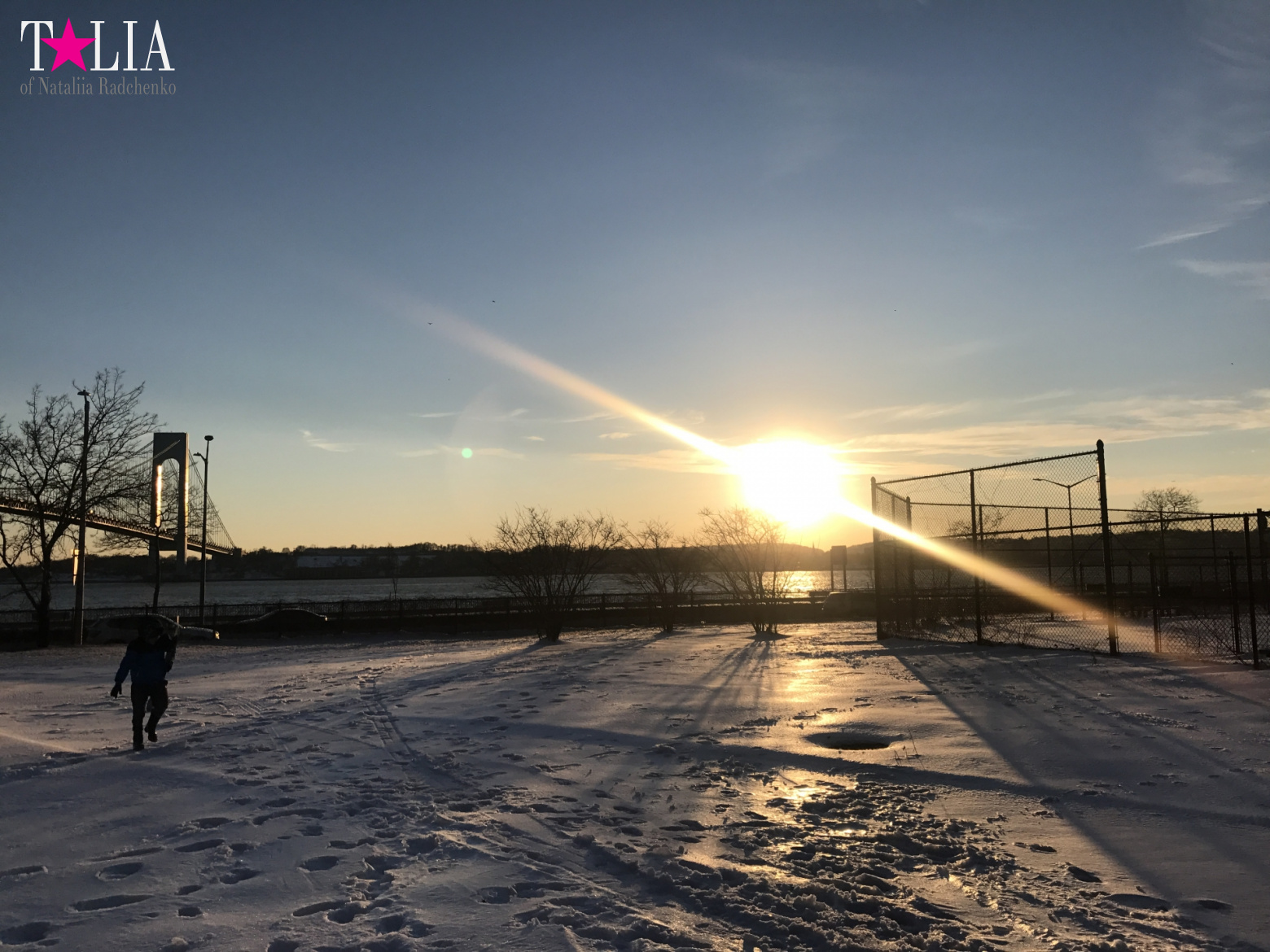 Snow in New York is a great rarity and great joy