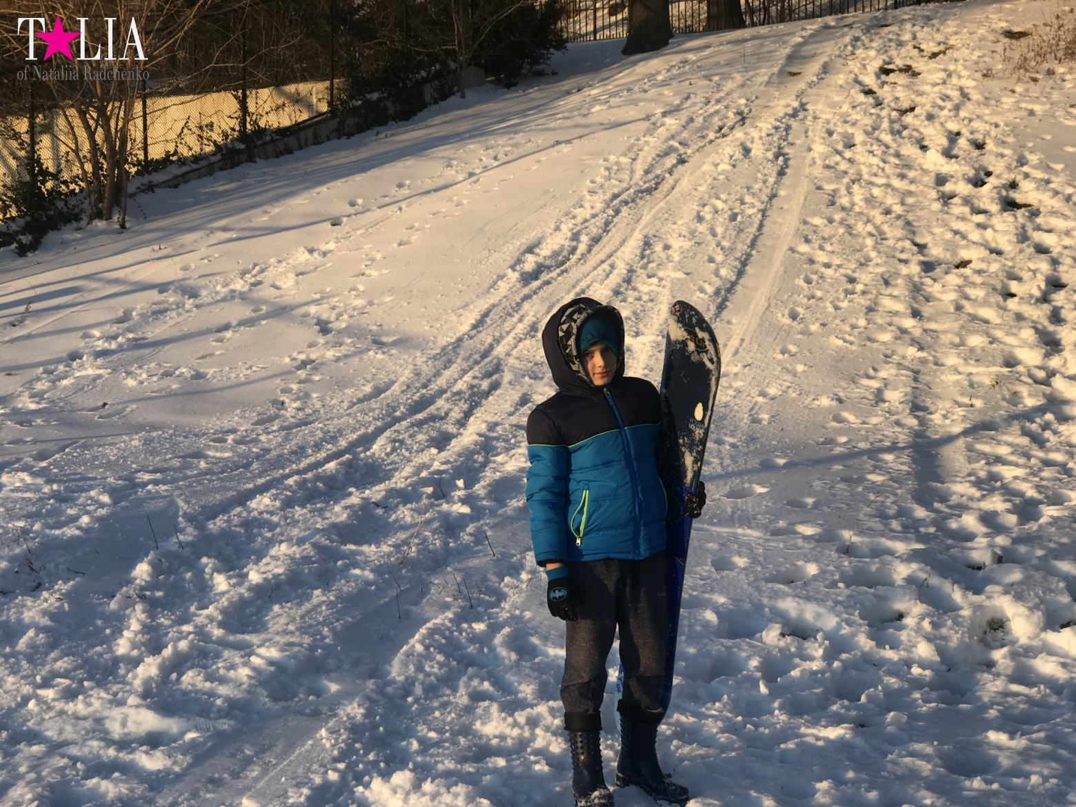 Snow in New York is a great rarity and great joy