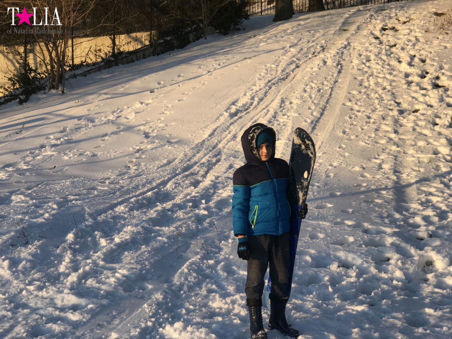Snow in New York is a great rarity and great joy