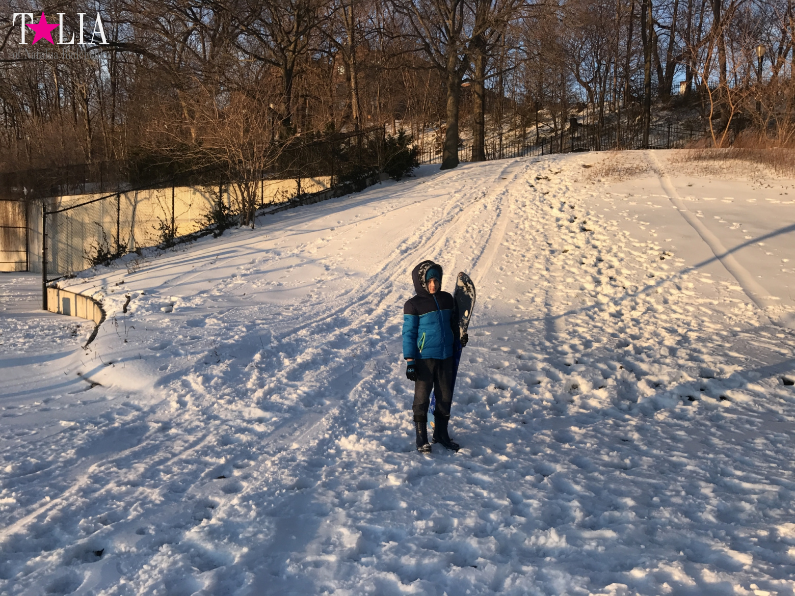 Snow in New York is a great rarity and great joy