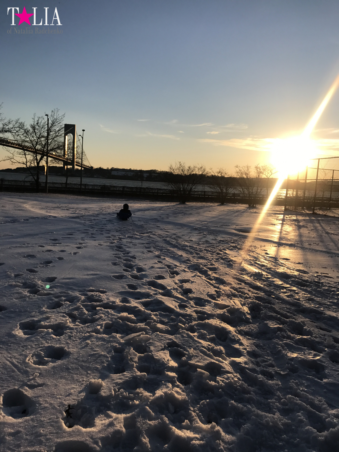 Snow in New York is a great rarity and great joy
