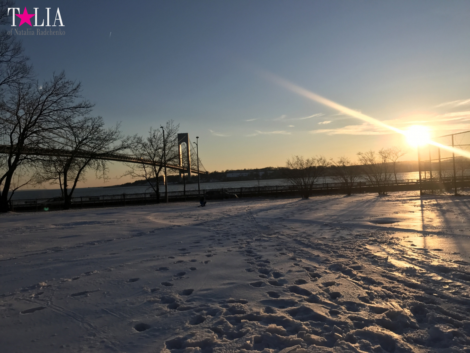 Snow in New York is a great rarity and great joy
