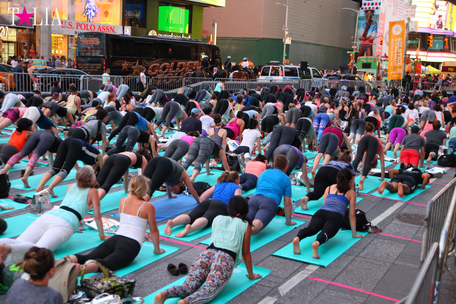 Yoga Festival "Solstice in Times Square 2017"