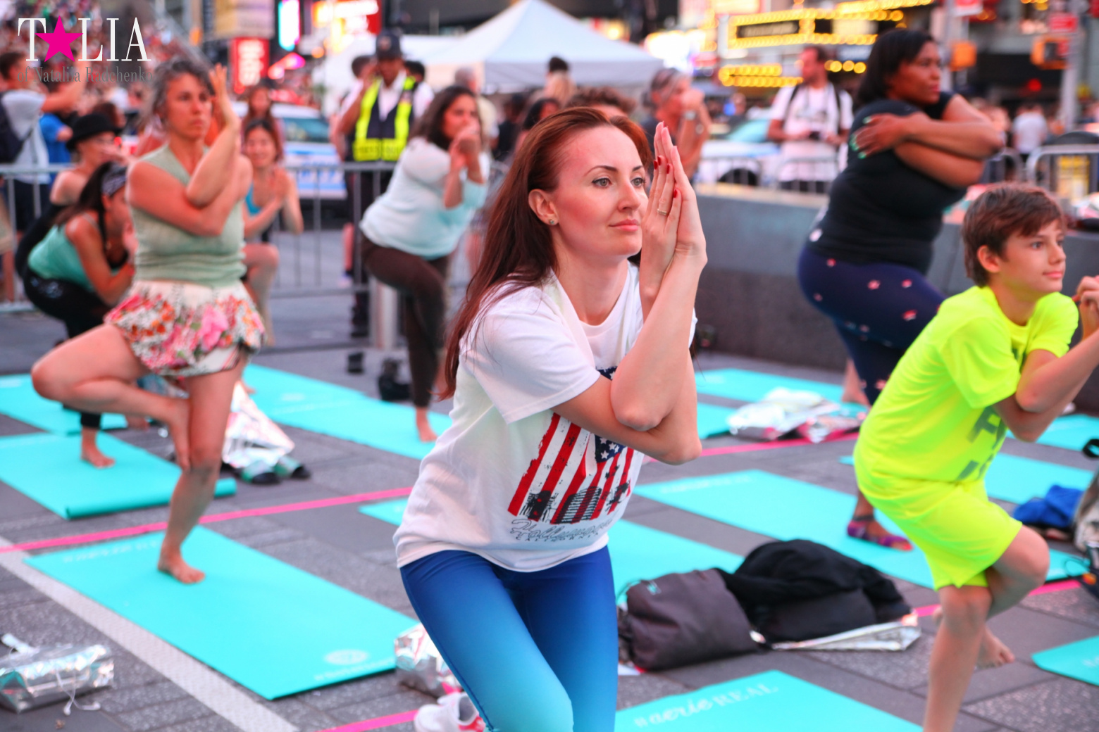 Yoga Festival "Solstice in Times Square 2017"