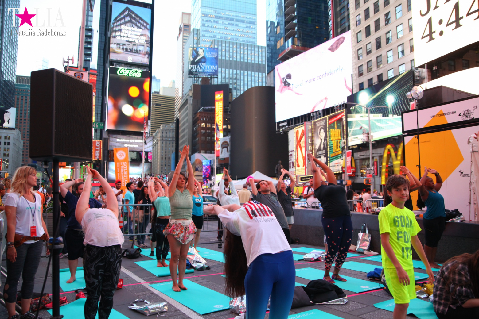 Yoga Festival "Solstice in Times Square 2017"