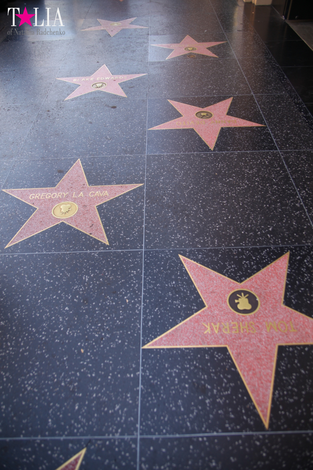 Аллея звезд или Аллея славы в Голливуде (Лос Анджелес, Калифорния)