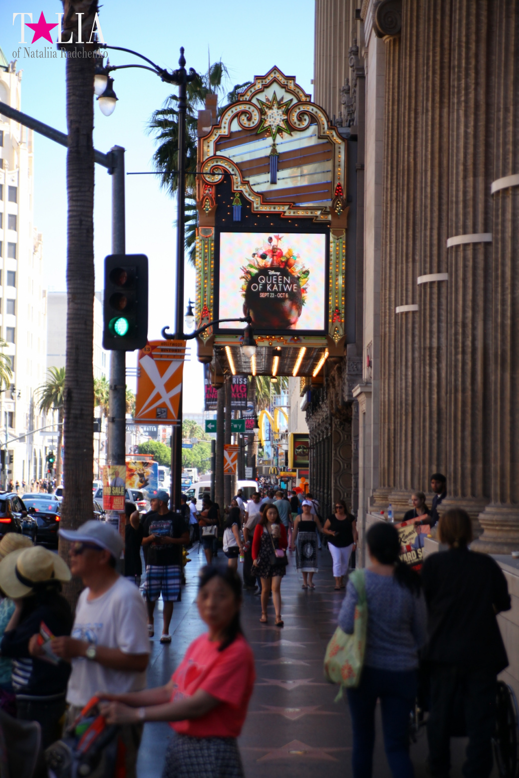 Аллея Славы Голливуда или Аллея отпечатков + "4 леди Голливуда"