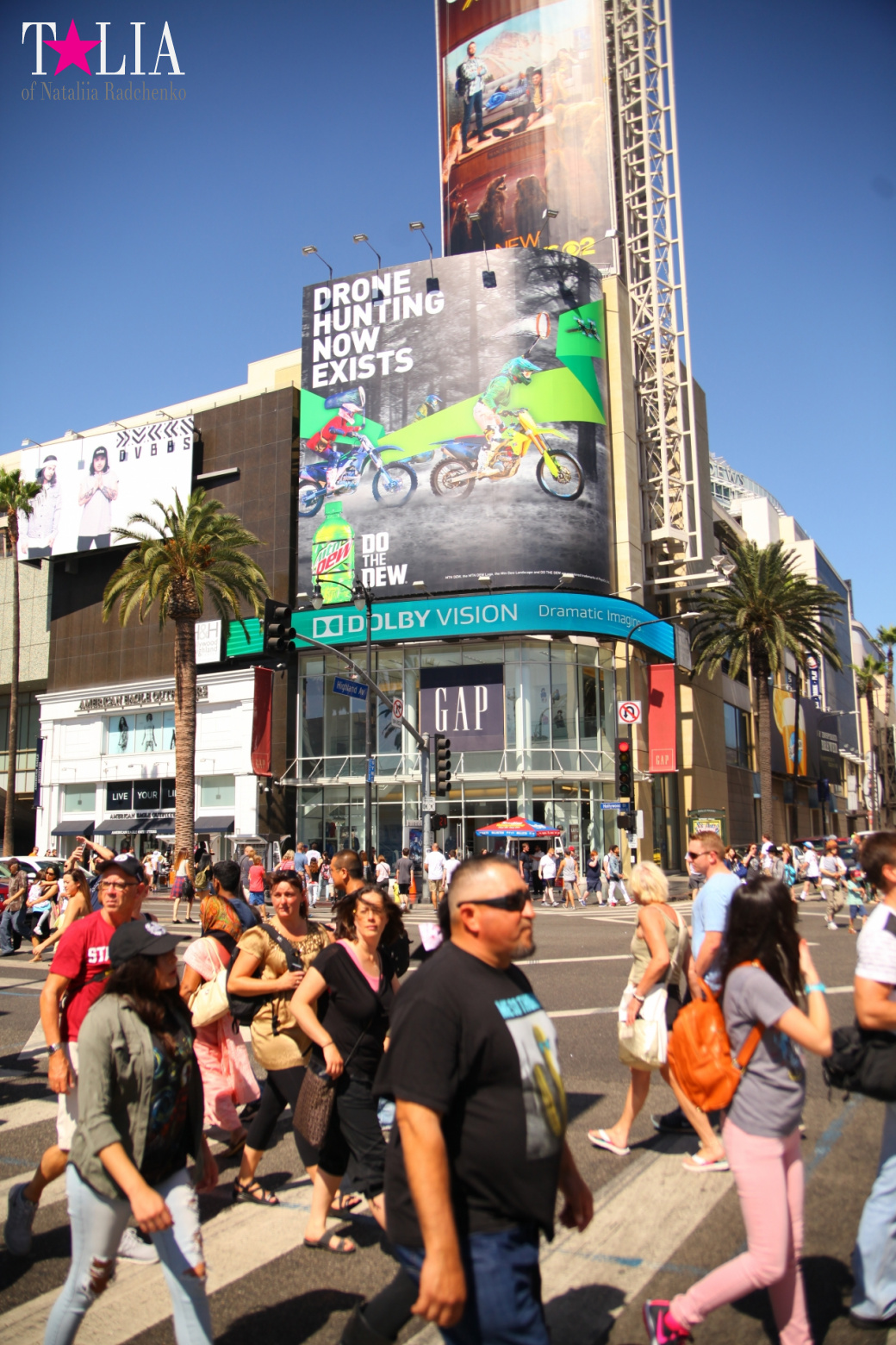 Аллея звезд или Аллея славы в Голливуде (Лос Анджелес, Калифорния)