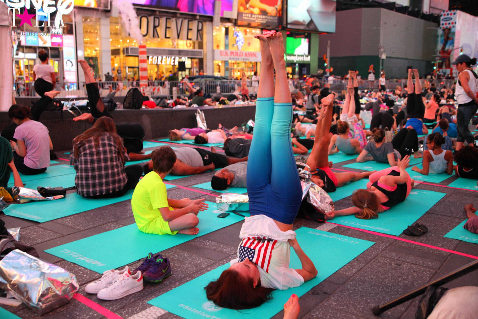 Yoga Festival "Solstice in Times Square 2017"