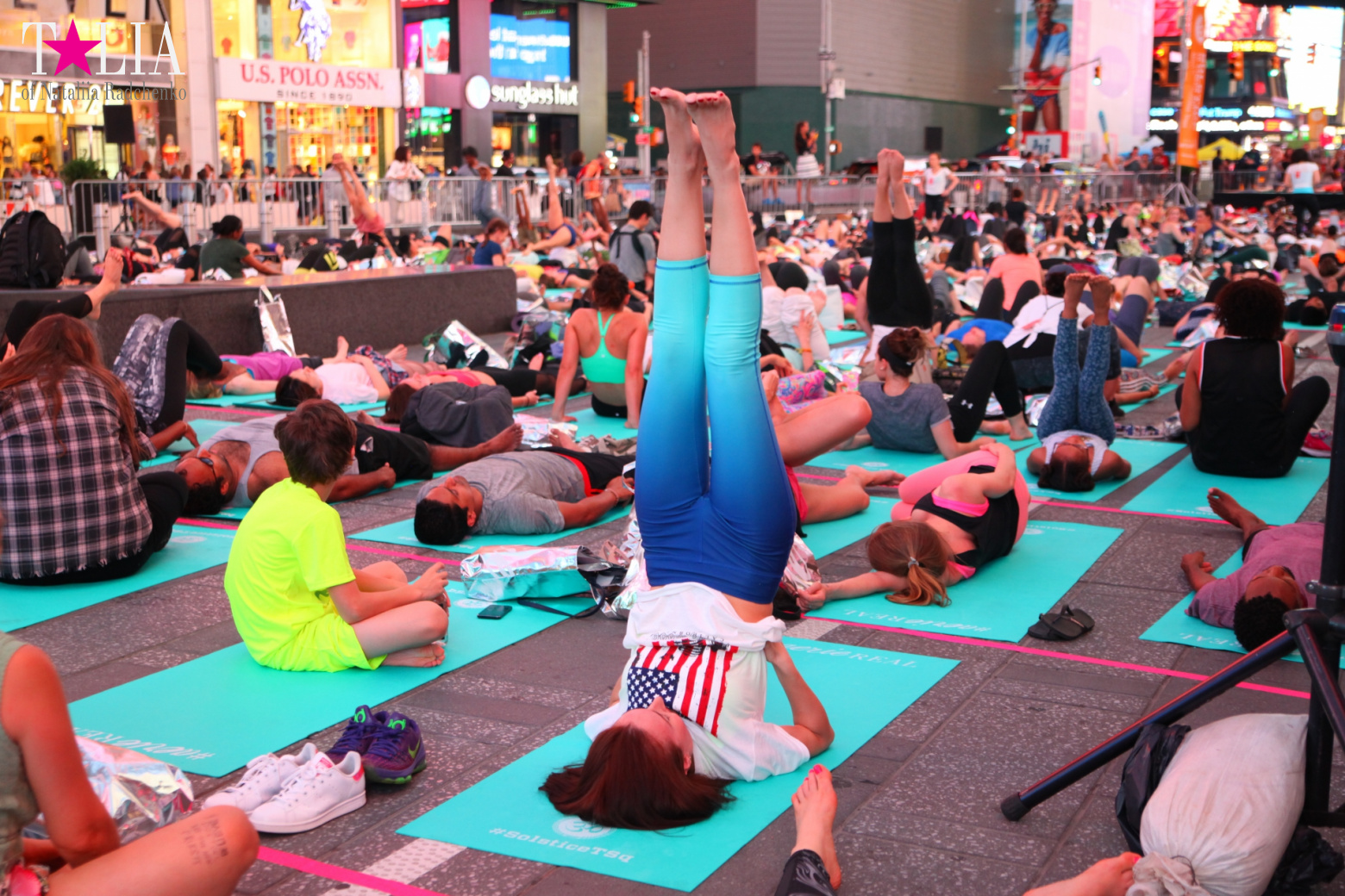 Yoga Festival "Solstice in Times Square 2017"