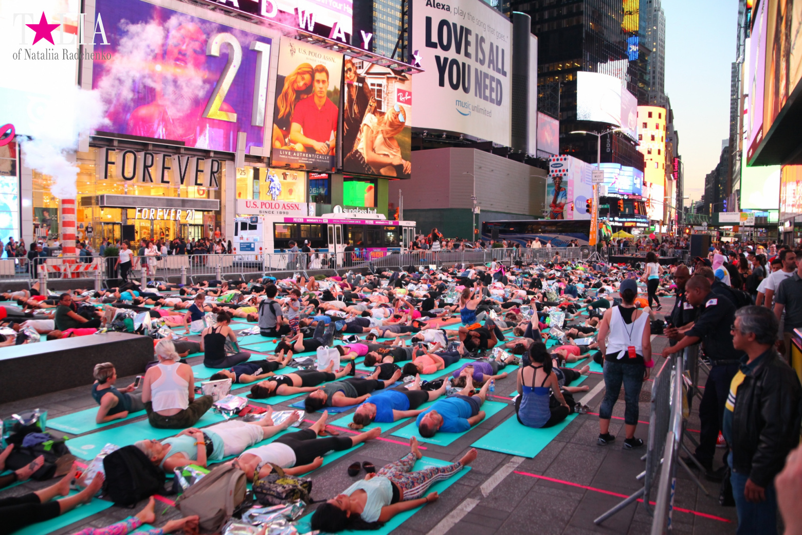 Yoga Festival "Solstice in Times Square 2017"