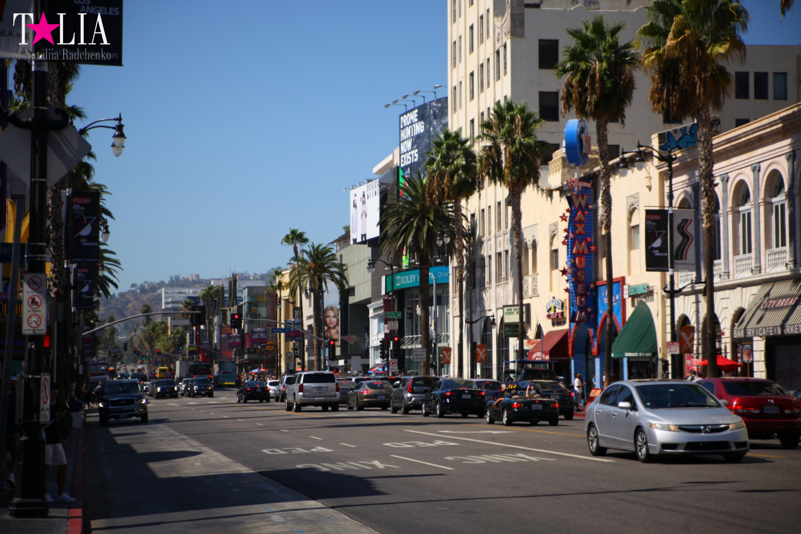 Аллея звезд или Аллея славы в Голливуде (Лос Анджелес, Калифорния)