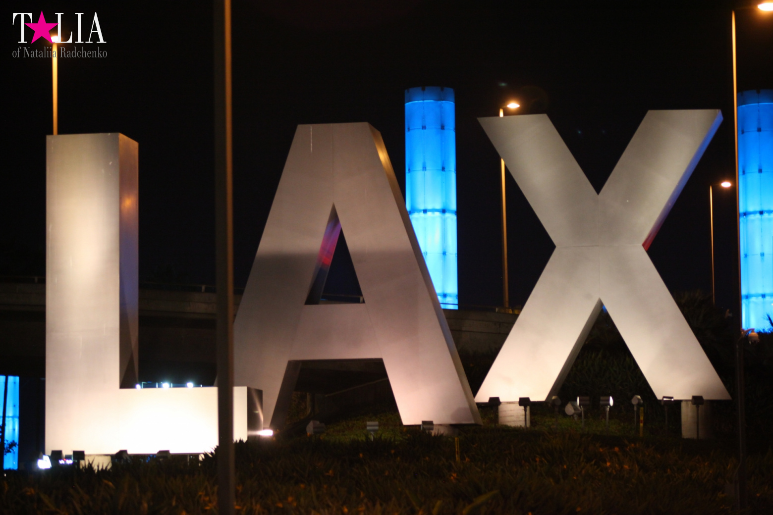 Downtown Los Angeles + Sign LAX (California)