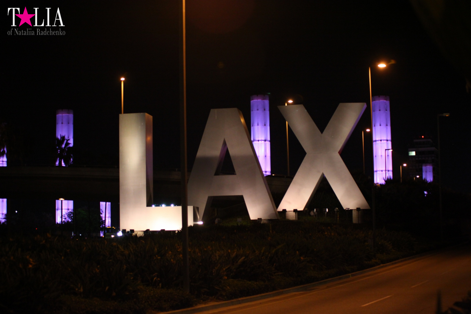 Downtown Los Angeles + Sign LAX (California)