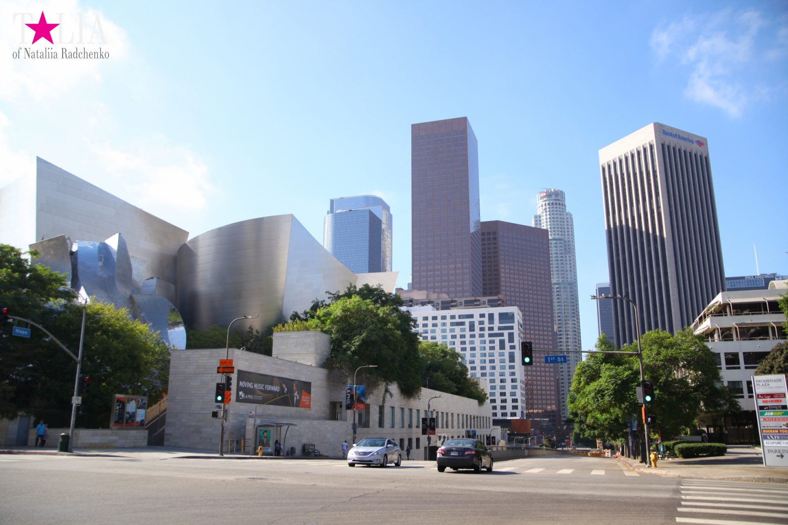 Downtown Los Angeles + Sign LAX (California)