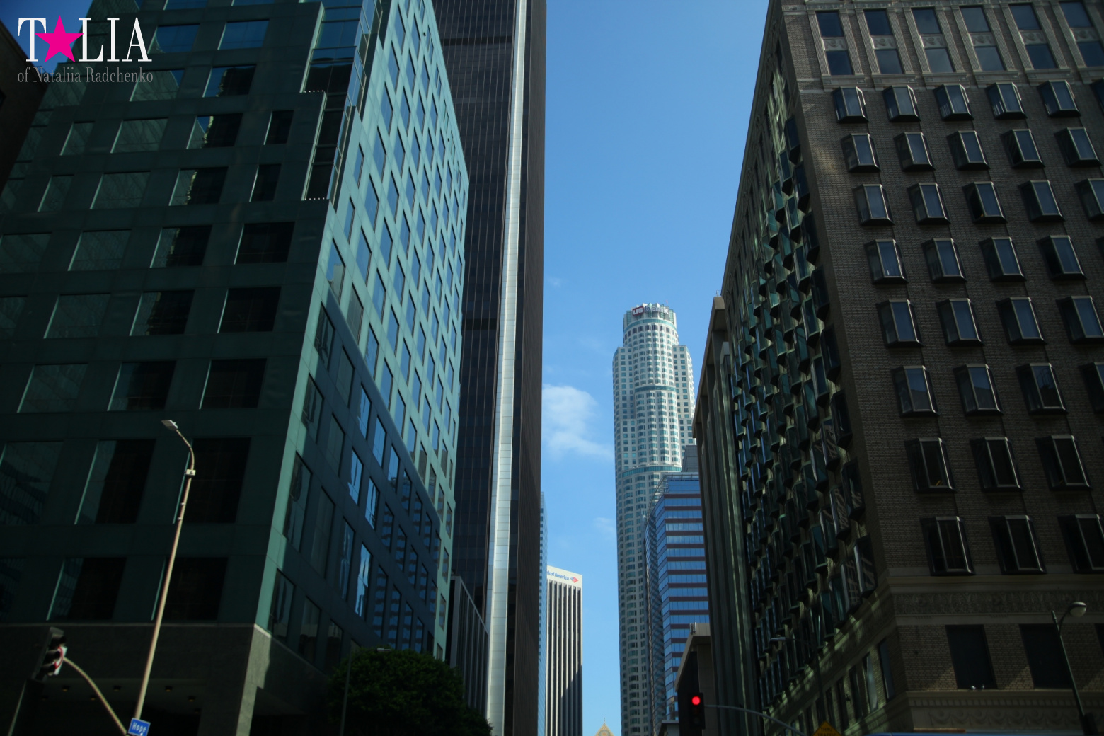Downtown Los Angeles + Sign LAX (California)