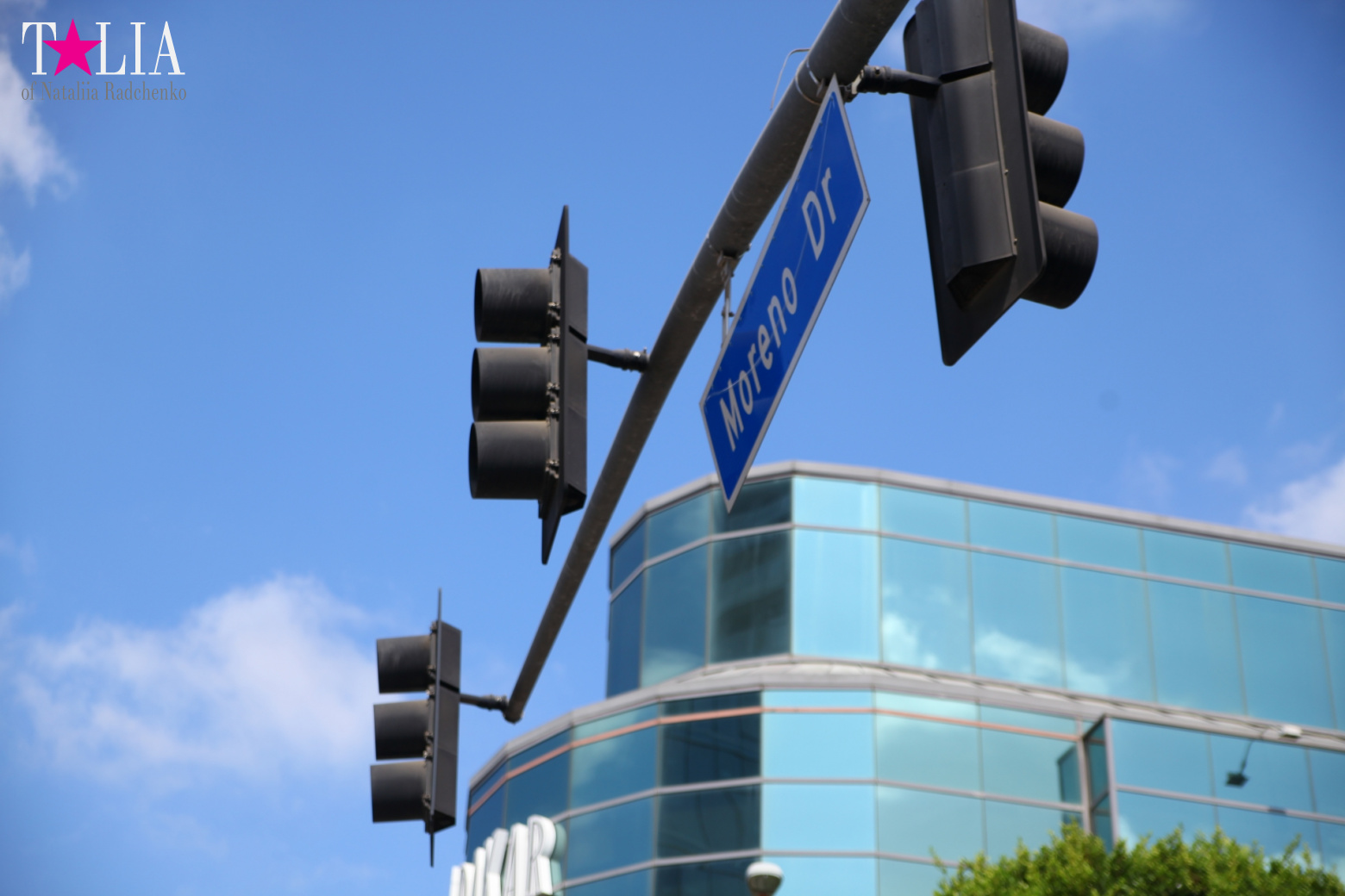 Беверли Хиллз. Знак, Улица Родео Драйв (Лос Анджелес, США)