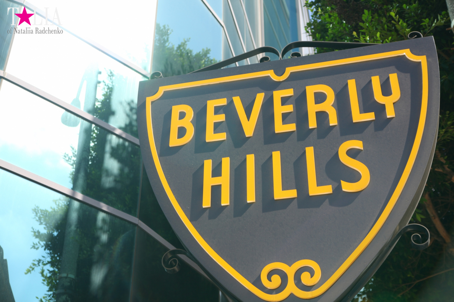 Беверли Хиллз. Знак, Улица Родео Драйв (Лос Анджелес, США)