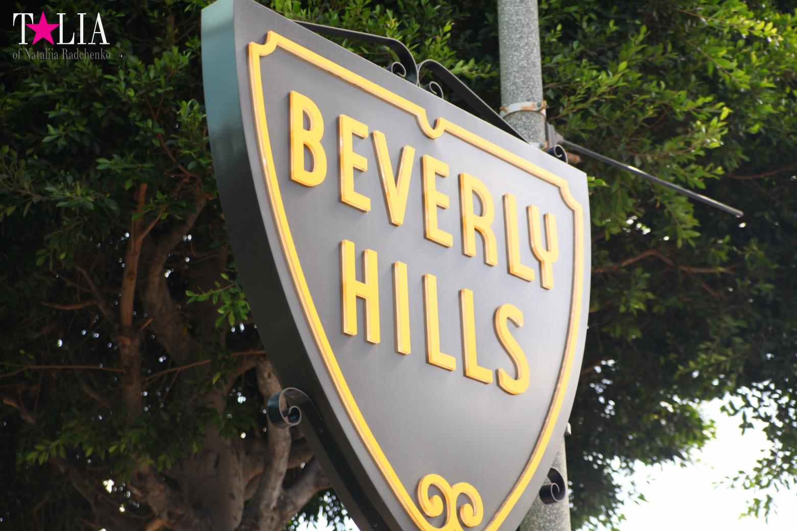 Беверли Хиллз. Знак, Улица Родео Драйв (Лос Анджелес, США)