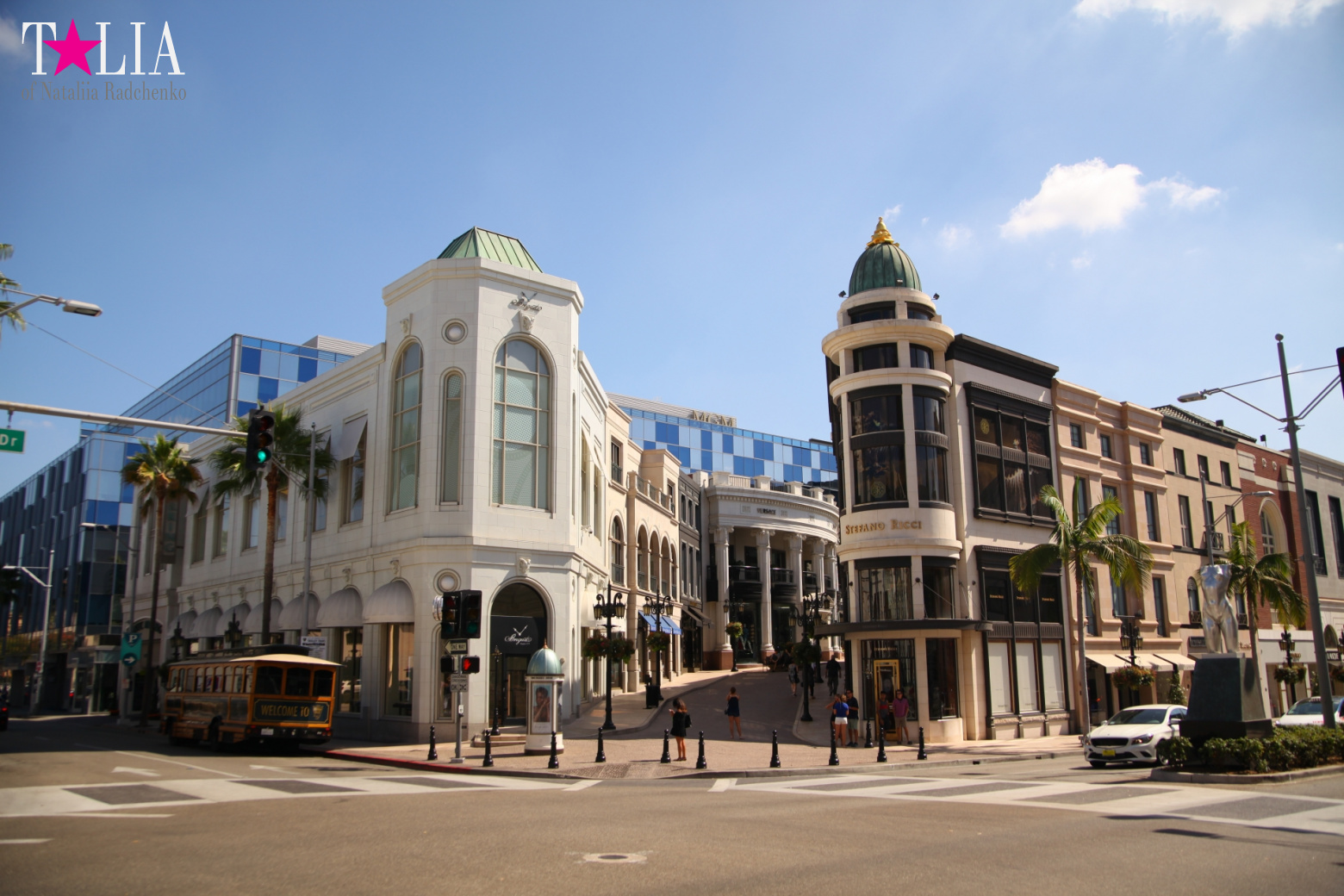 Беверли Хиллз. Знак, Улица Родео Драйв (Лос Анджелес, США)