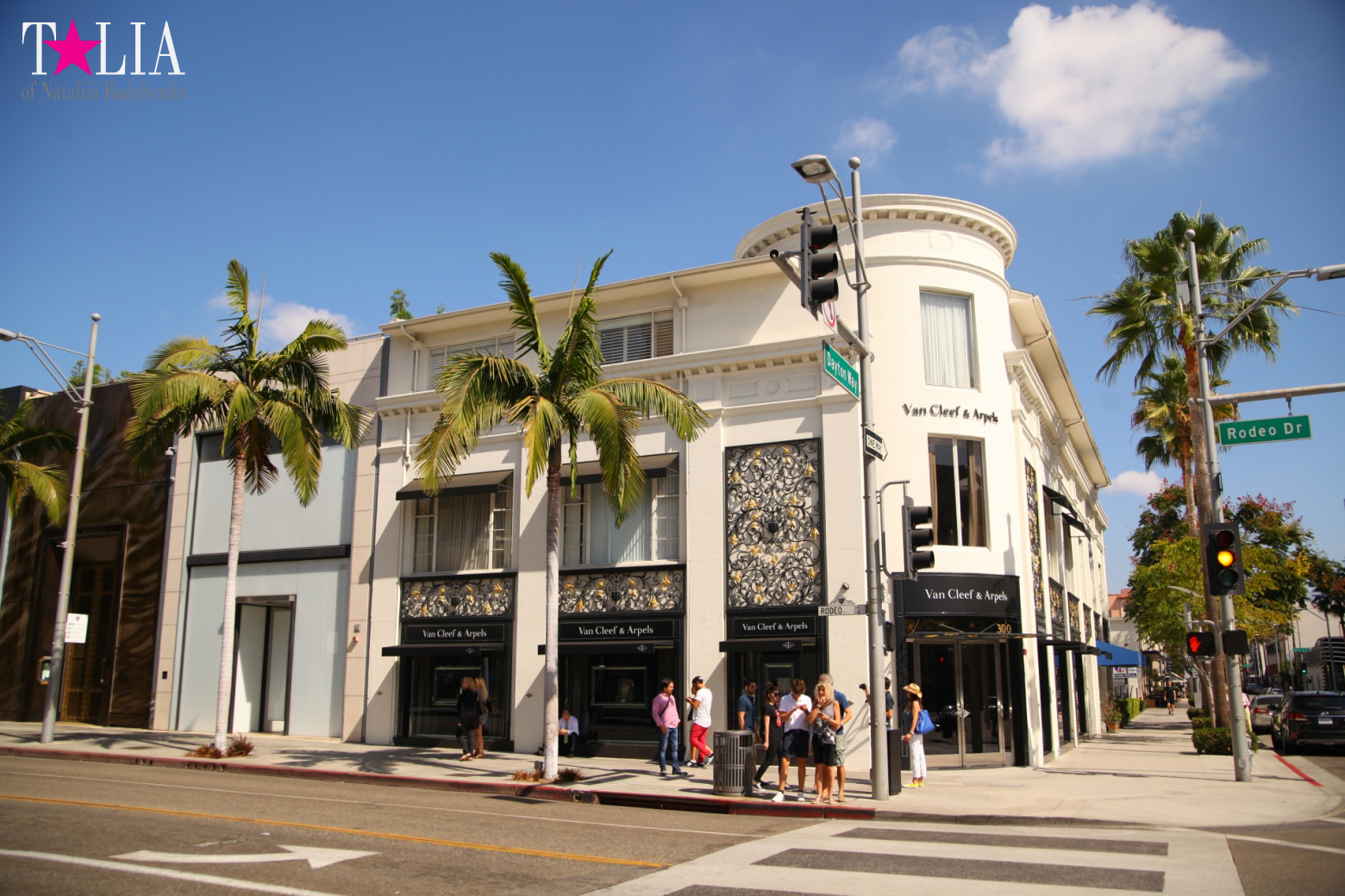 Беверли Хиллз. Знак, Улица Родео Драйв (Лос Анджелес, США)