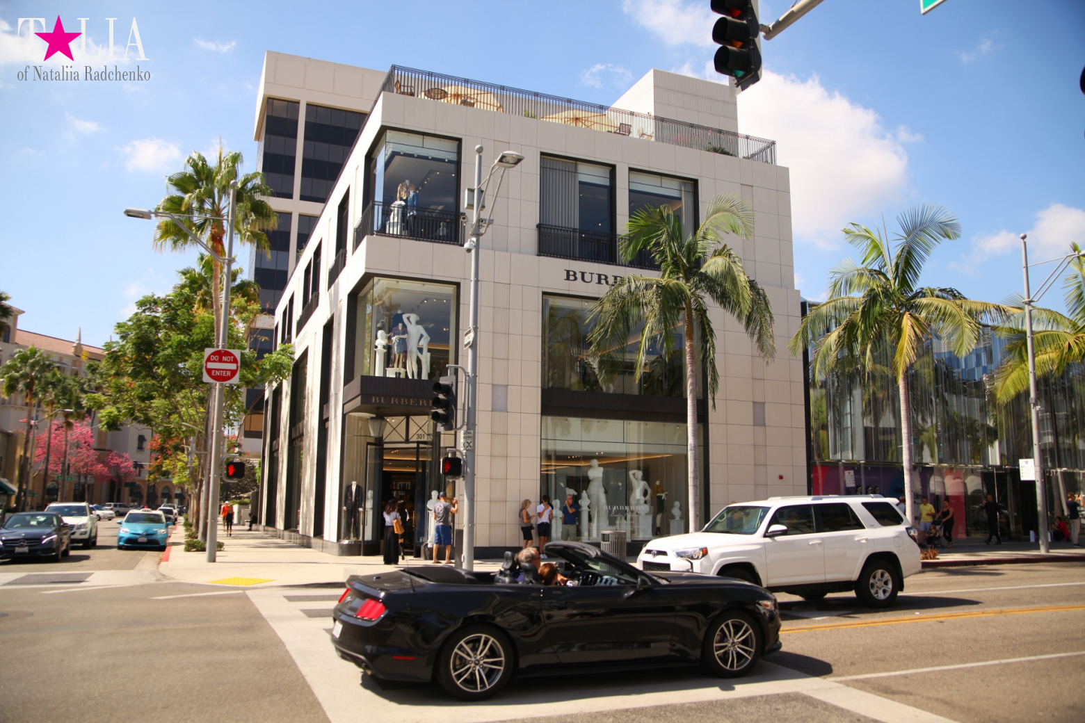 Беверли Хиллз. Знак, Улица Родео Драйв (Лос Анджелес, США)