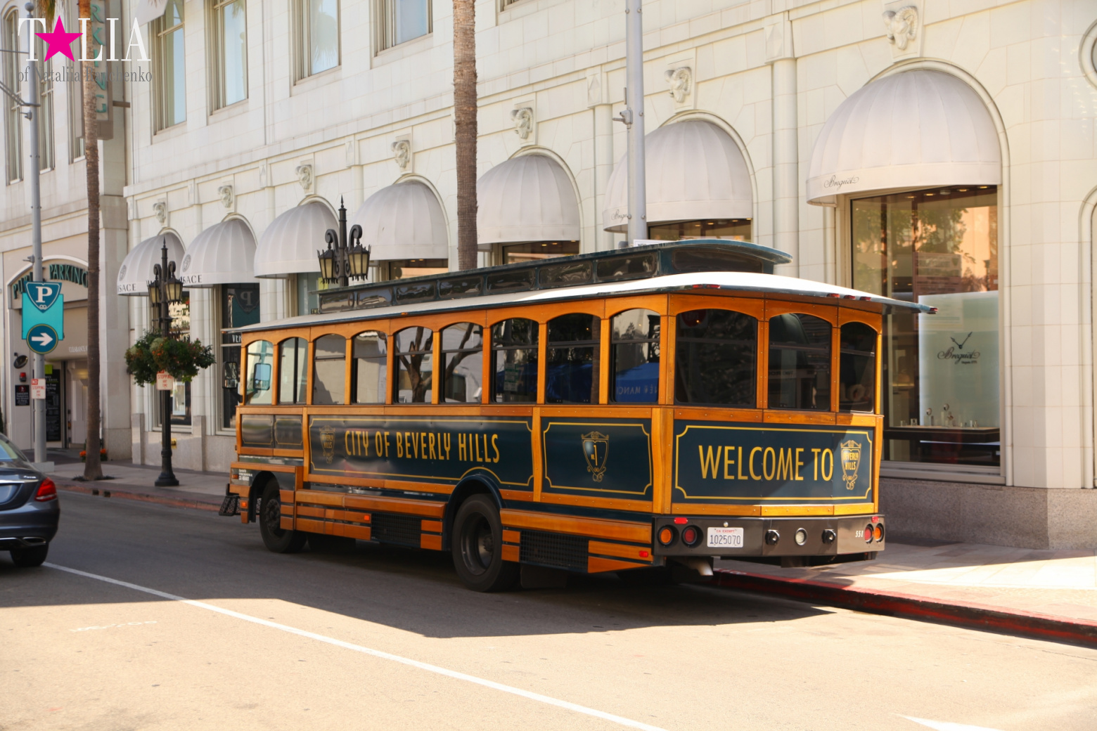 Беверли Хиллз. Знак, Улица Родео Драйв (Лос Анджелес, США)