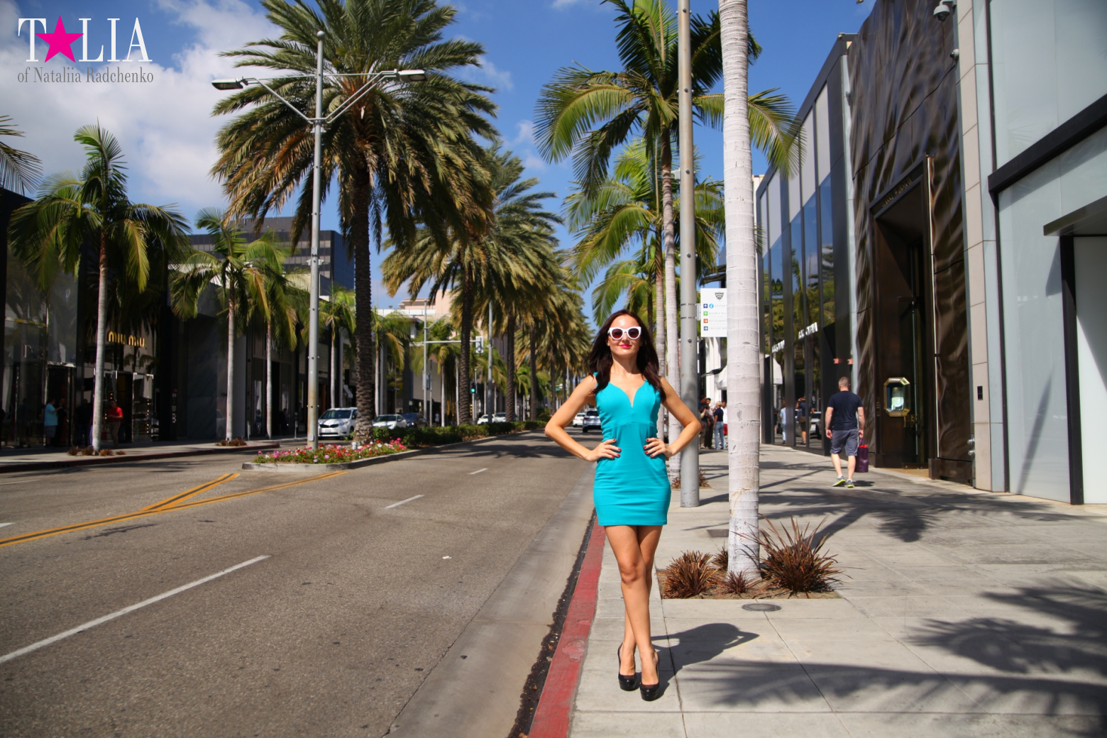 Беверли Хиллз. Знак, Улица Родео Драйв (Лос Анджелес, США)