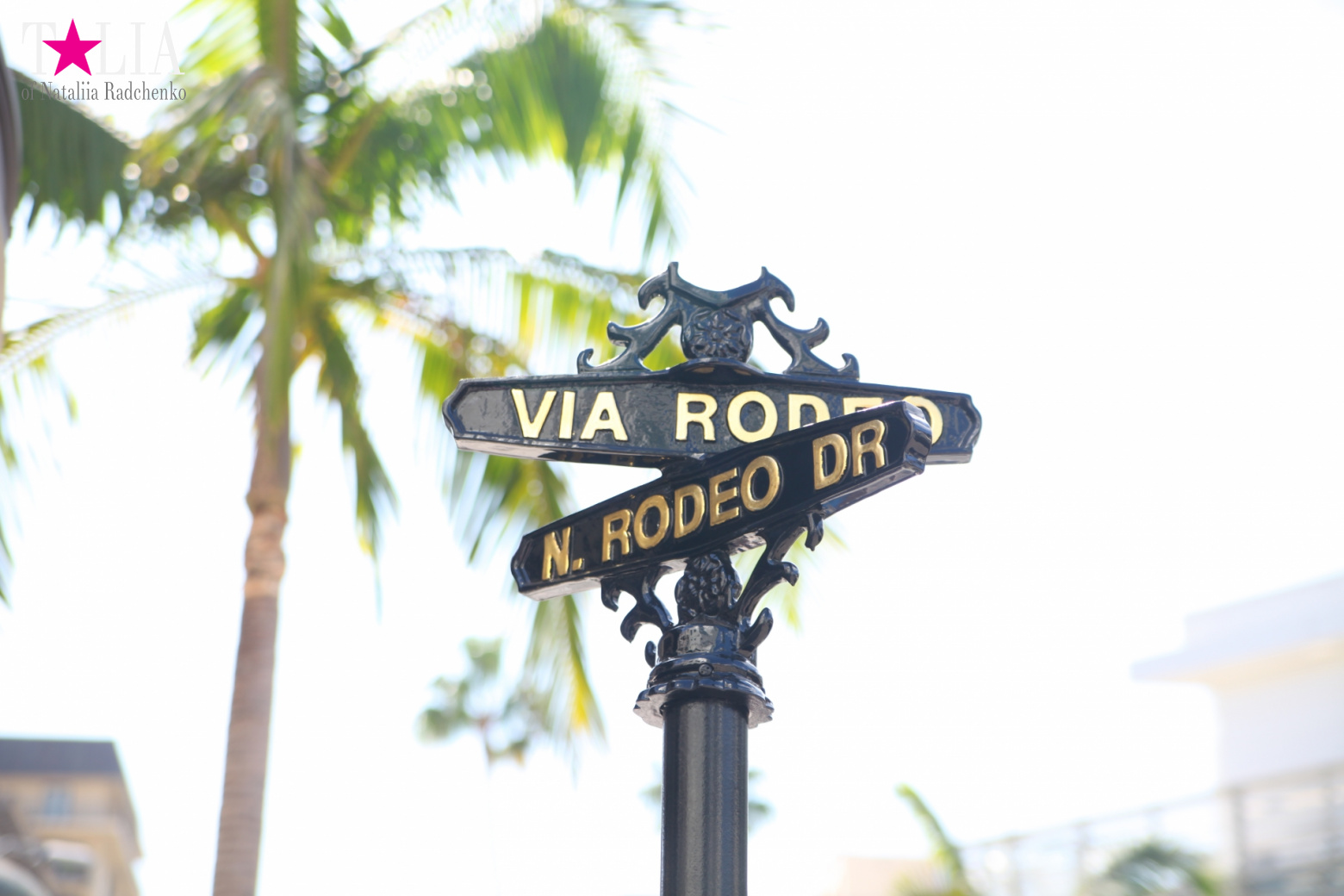Беверли Хиллз. Знак, Улица Родео Драйв (Лос Анджелес, США)