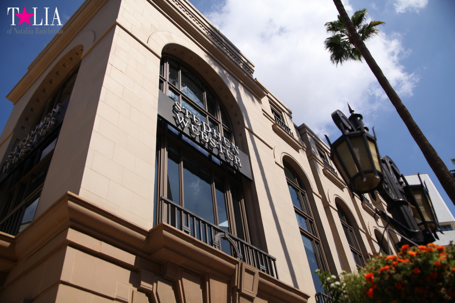 Родео-Драйв в Беверли Хиллз. Лос-Анджелес, Калифорния, США