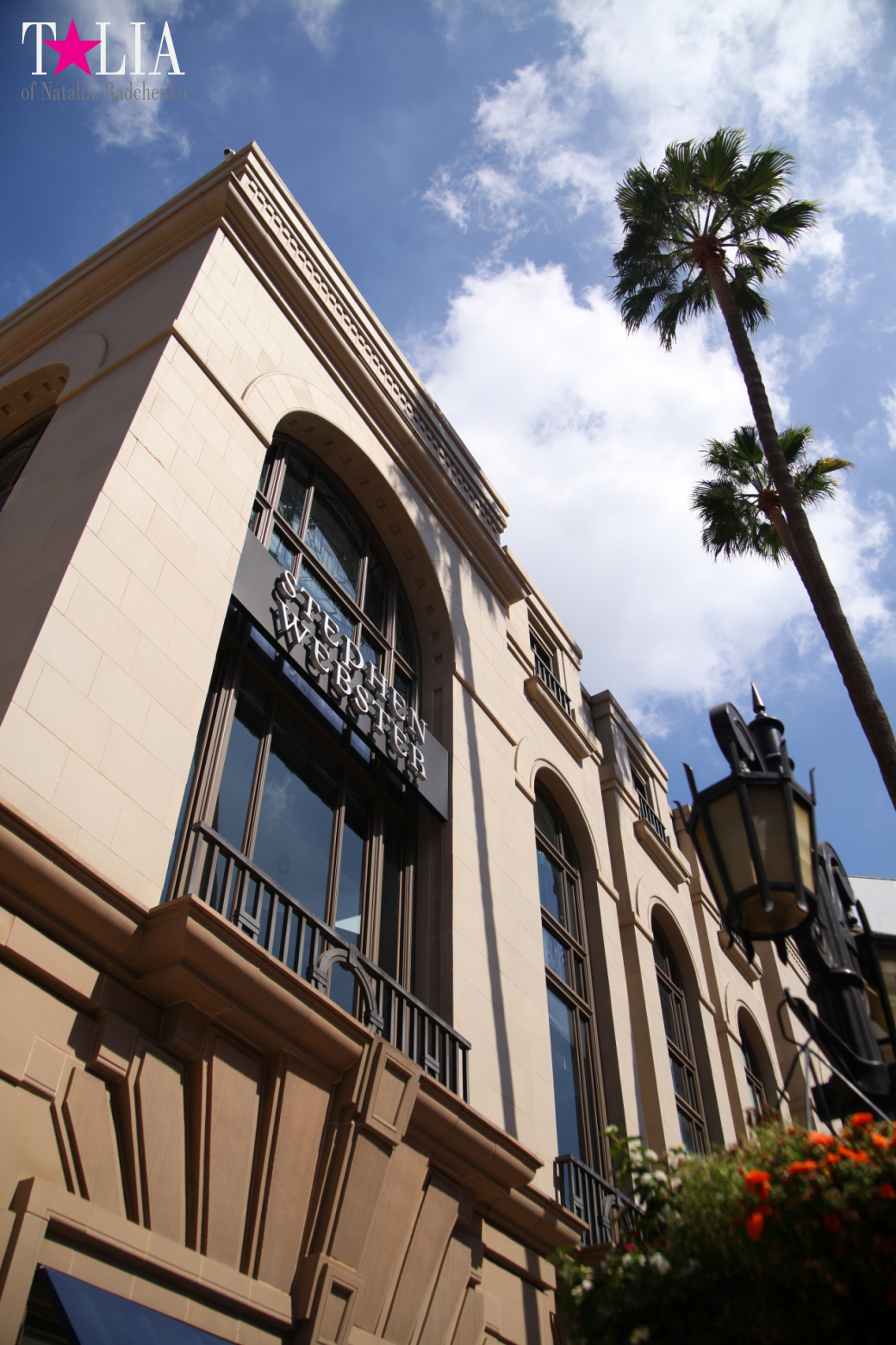 Родео-Драйв в Беверли Хиллз. Лос-Анджелес, Калифорния, США